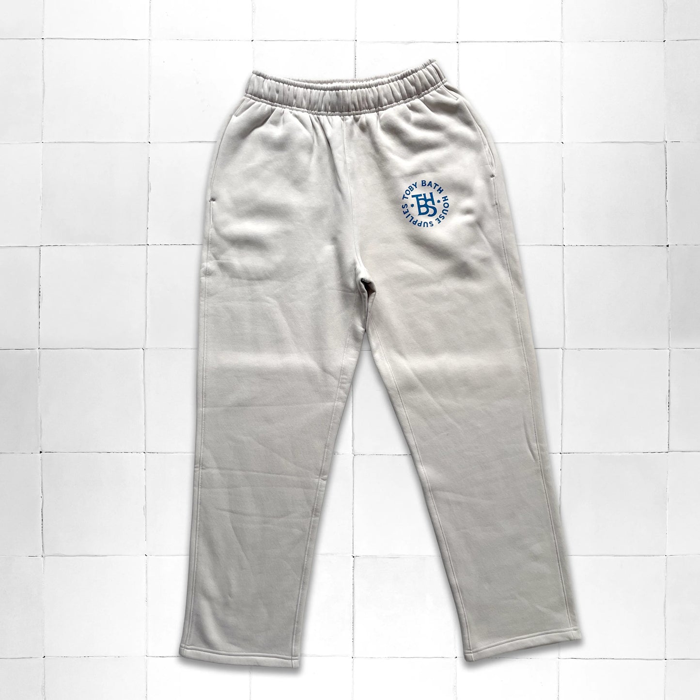 Joggers Relaxed Fit Cuffless TBHS Monogram Logo