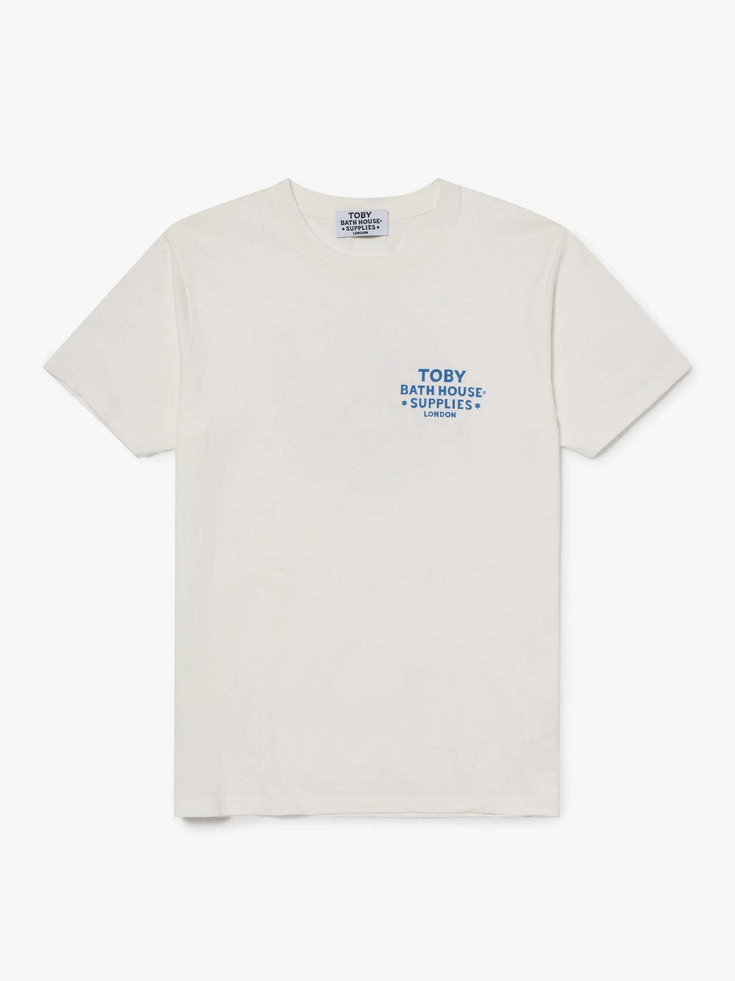Get Scrubbing T Shirt Stone Wash White