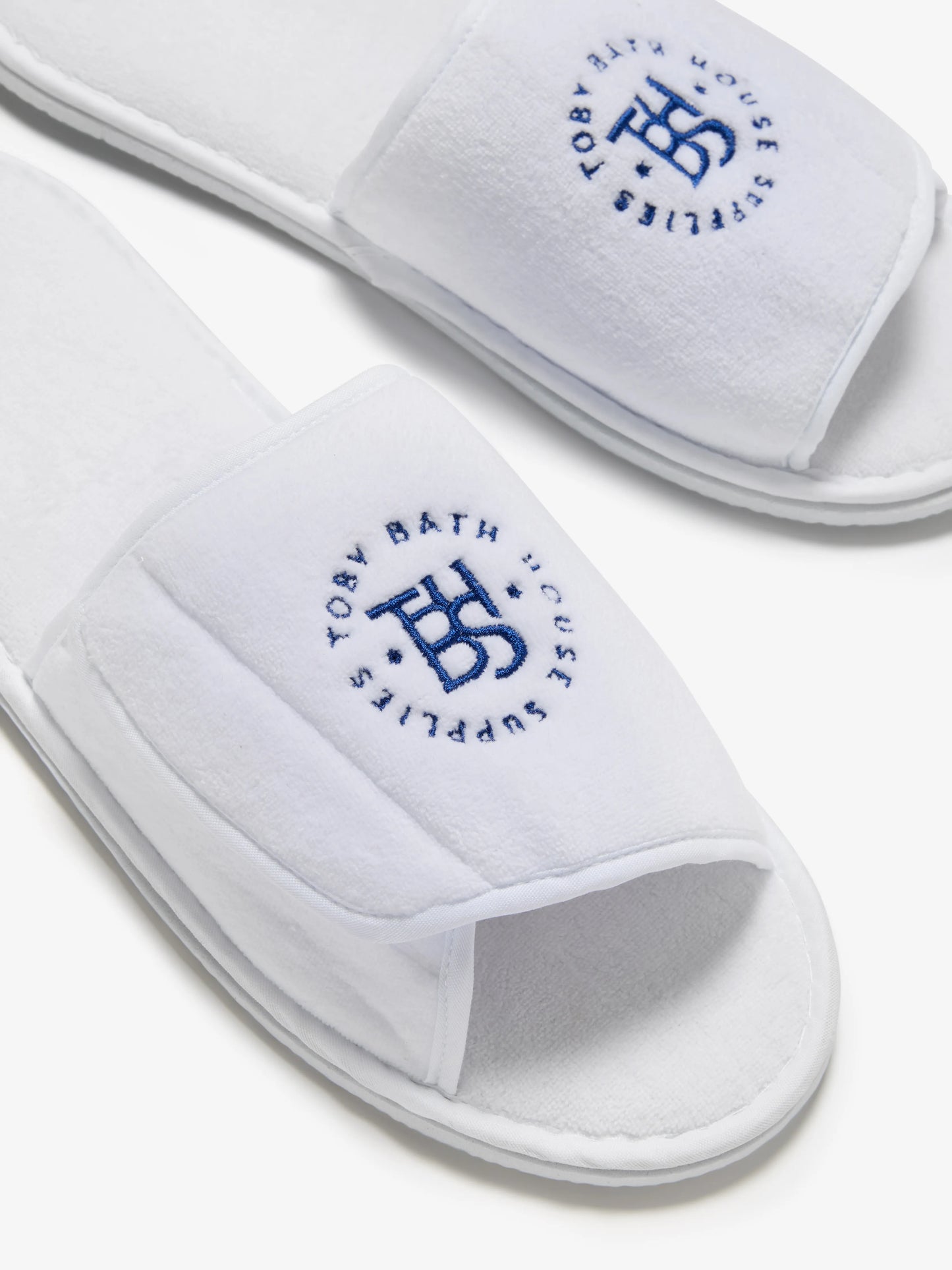 Terry Cotton Slippers TBHS Monogram Logo