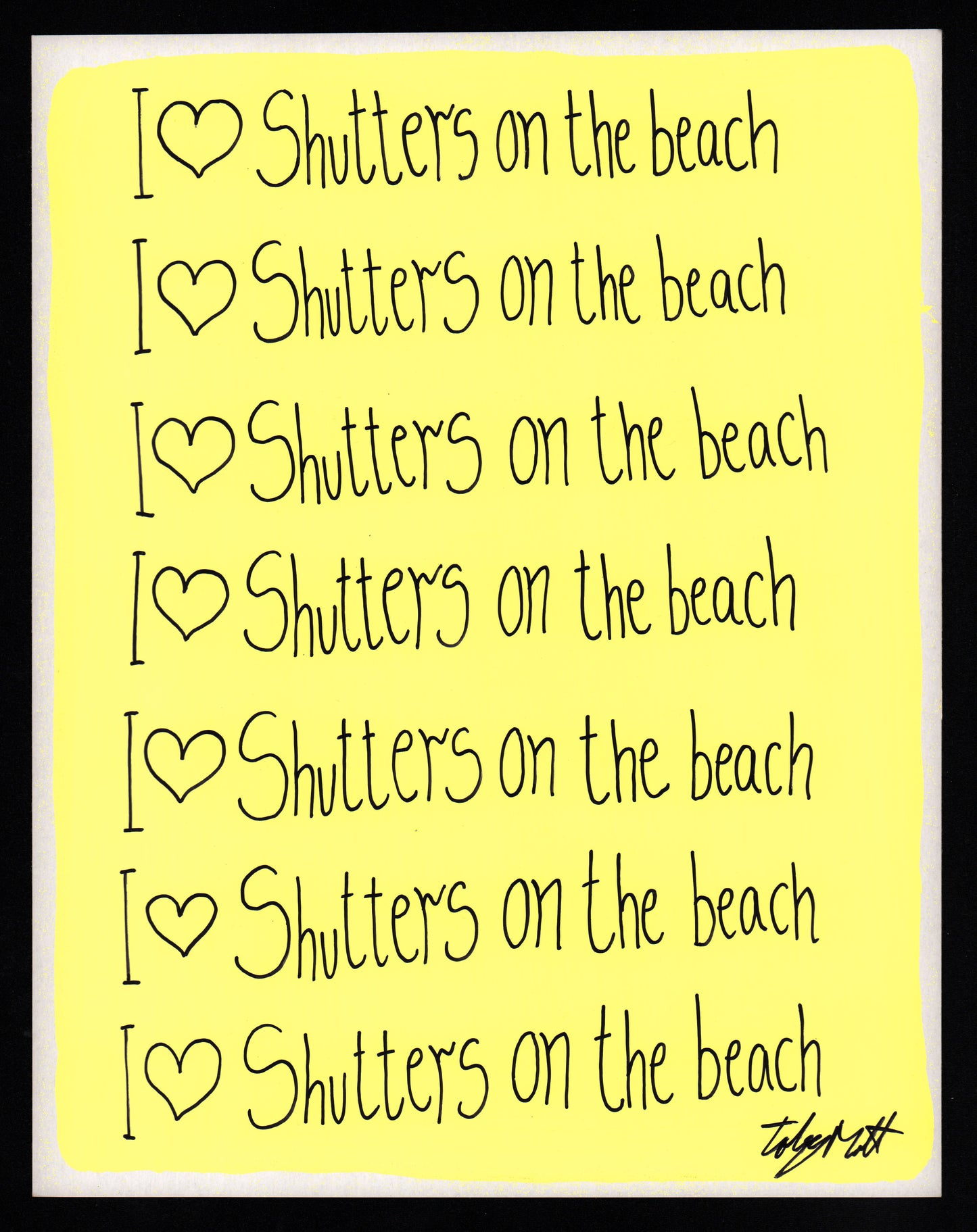 I ♥️ Shutters on the beach