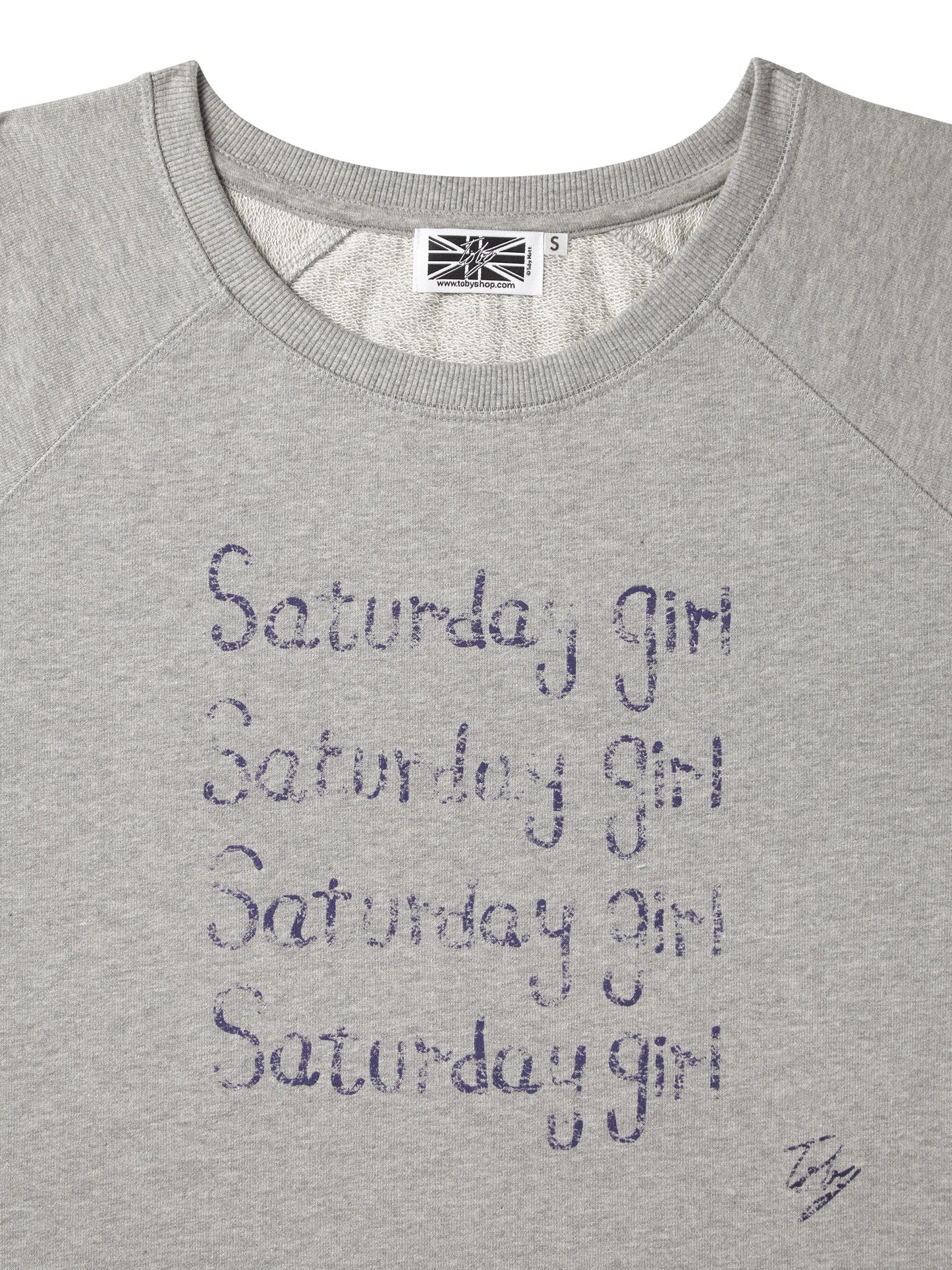 Saturday Girl Scooped Neck Sweatshirt