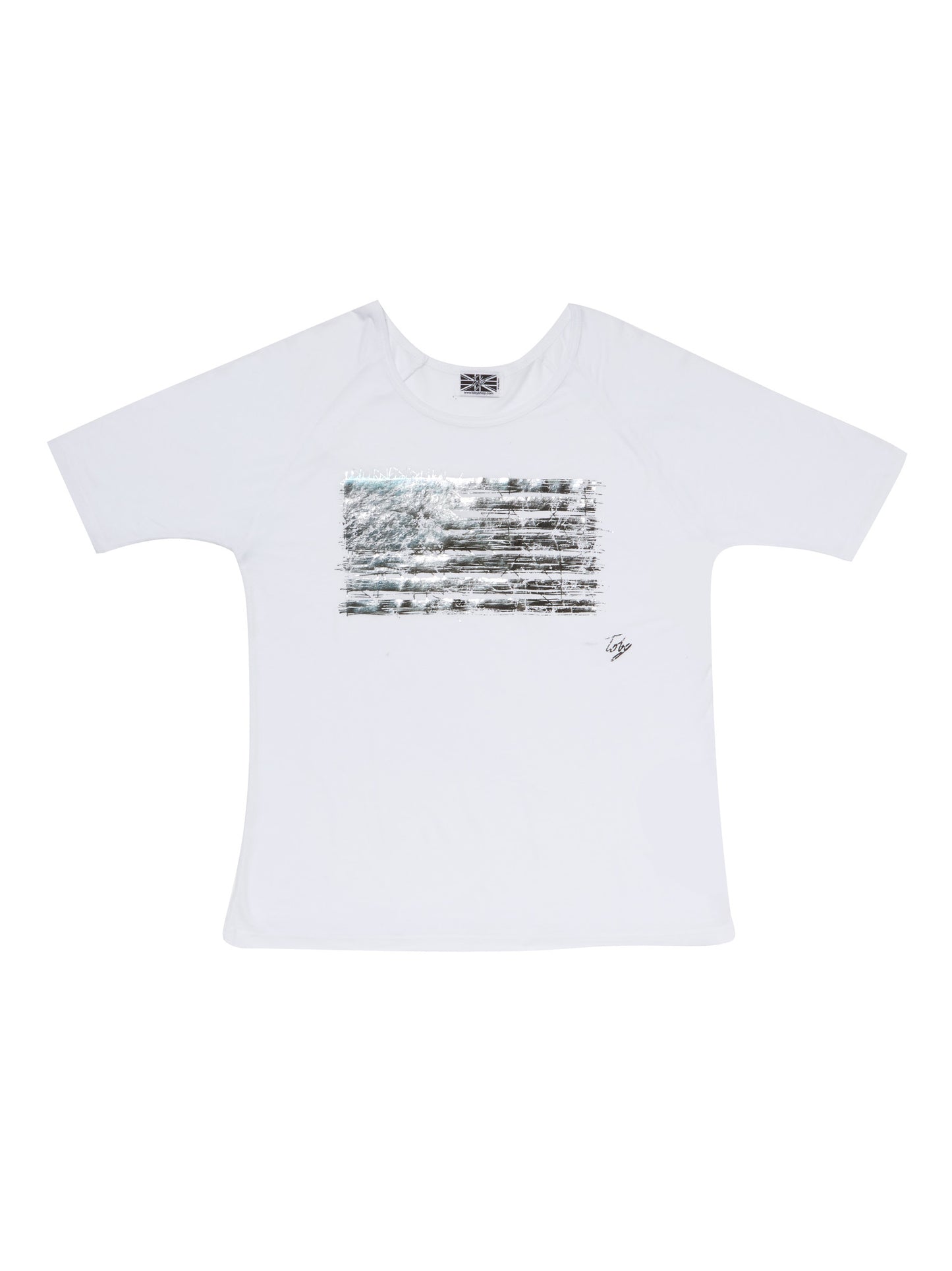 American Flag 3/4 Raglan T
