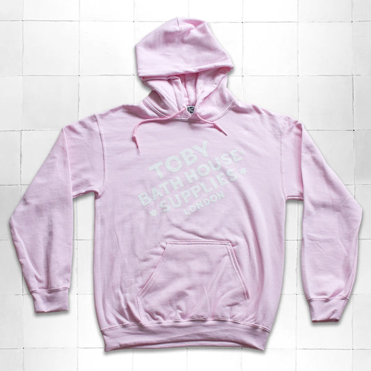 Pullover Hoodie TBHS Block Logo Faded Pink