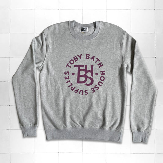 Sweatshirt TBHS Monogram Light Heather Grey