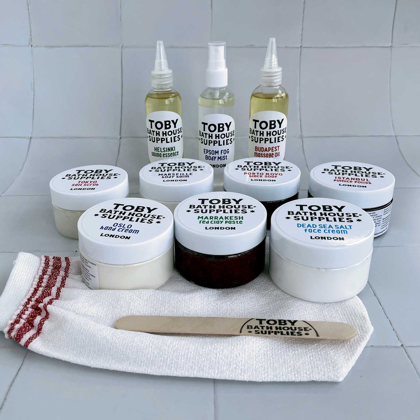 GLOBAL RITUALS BUNDLE 12 Bathhouse Essentials from Around the World