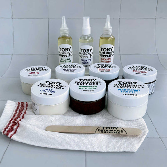 GLOBAL RITUALS BUNDLE 12 Bathhouse Essentials from Around the World