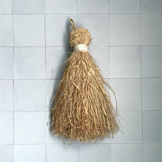 SHORT RAFFIA SCHMEISSING BRUSH For Shower Use