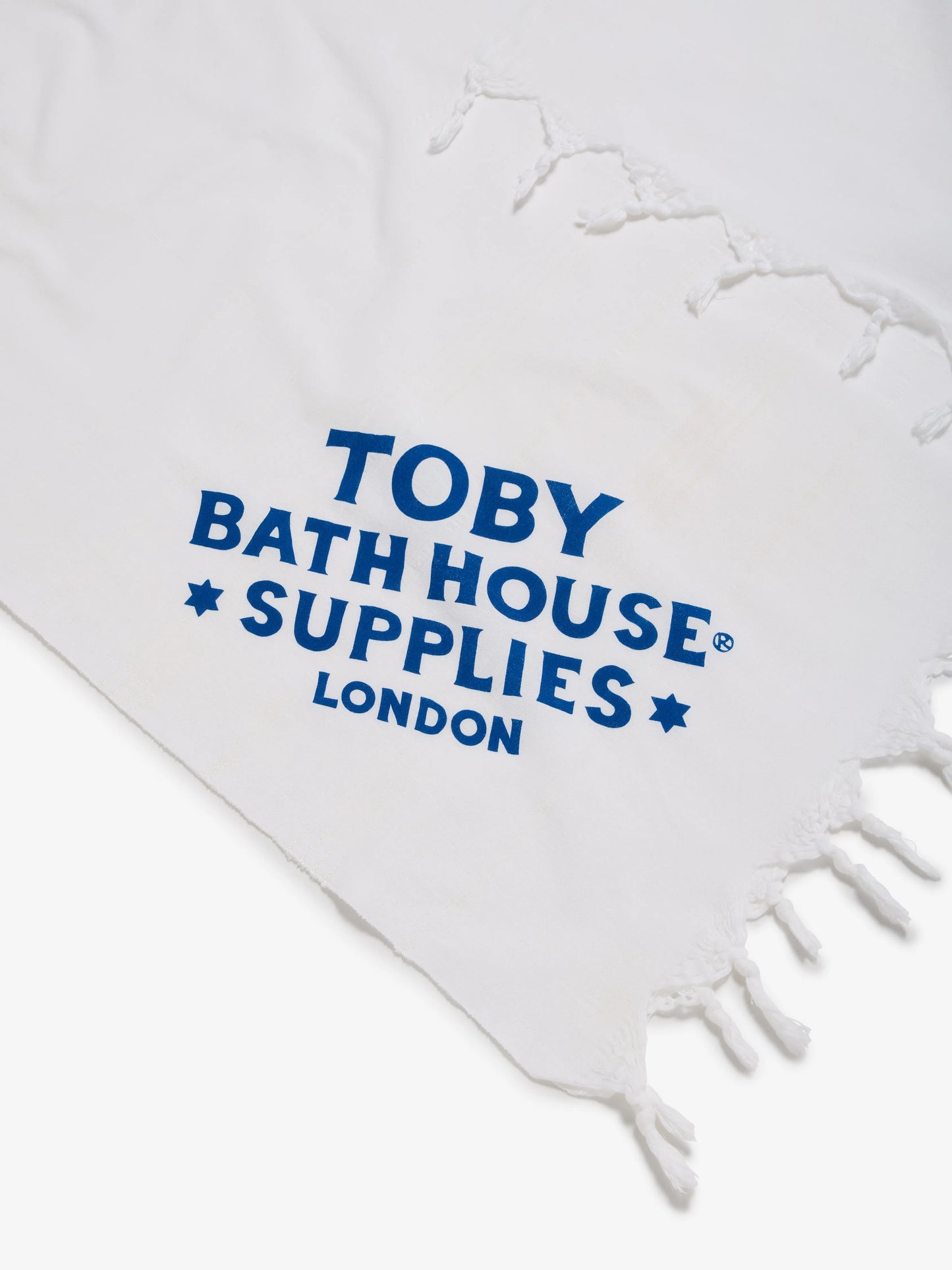 Hammam Turkish Cotton Towel With TBHS Block Logo