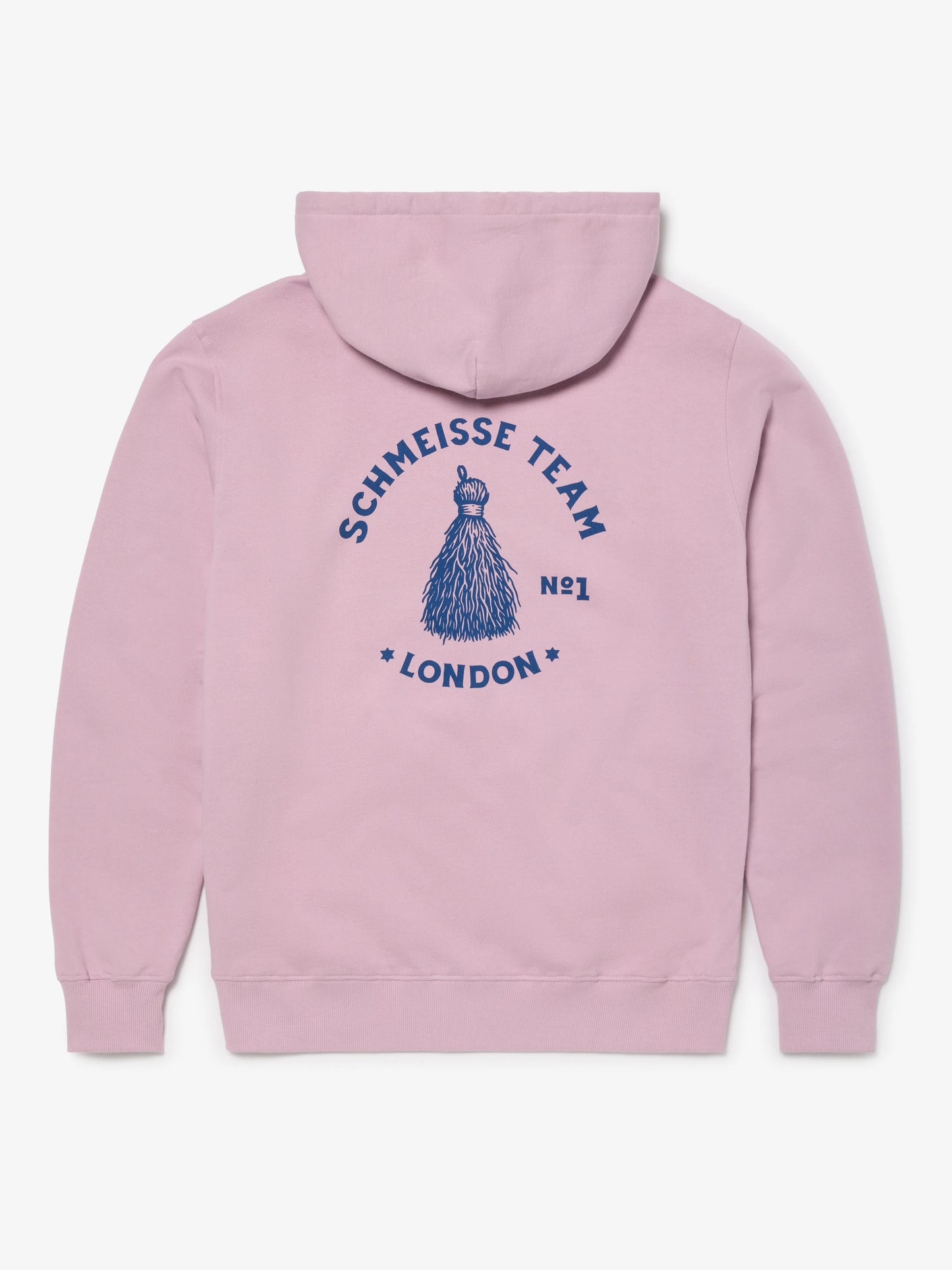 No.1 Schmeisse Team Zip-Up Hoodie Faded Pink