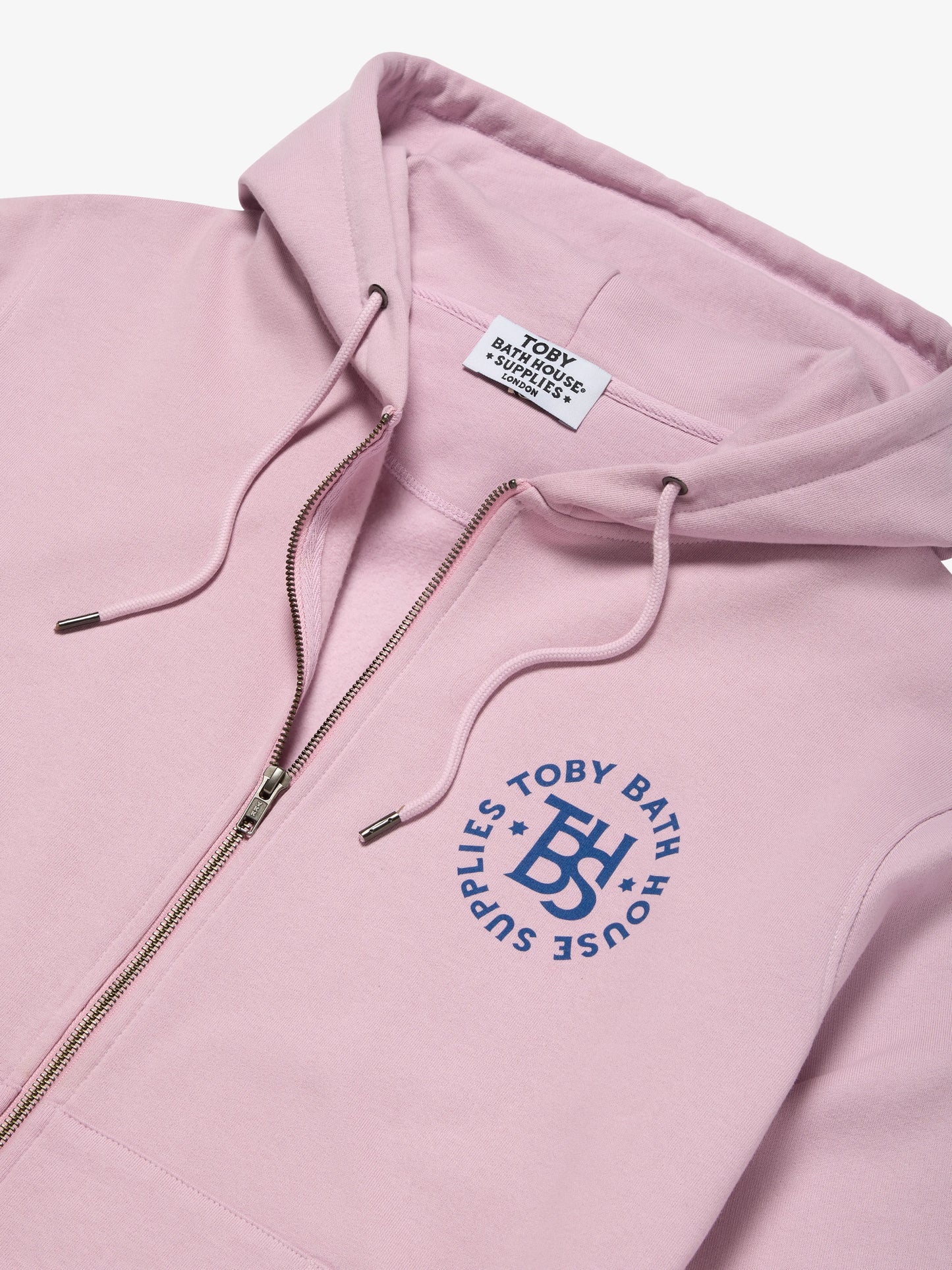 No.1 Schmeisse Team Zip-Up Hoodie Faded Pink