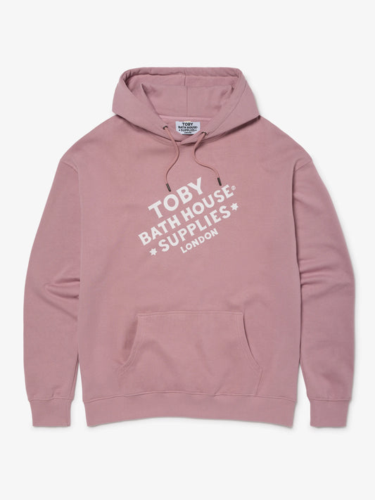 Pullover Hoodie TBHS Block Logo Faded Pink