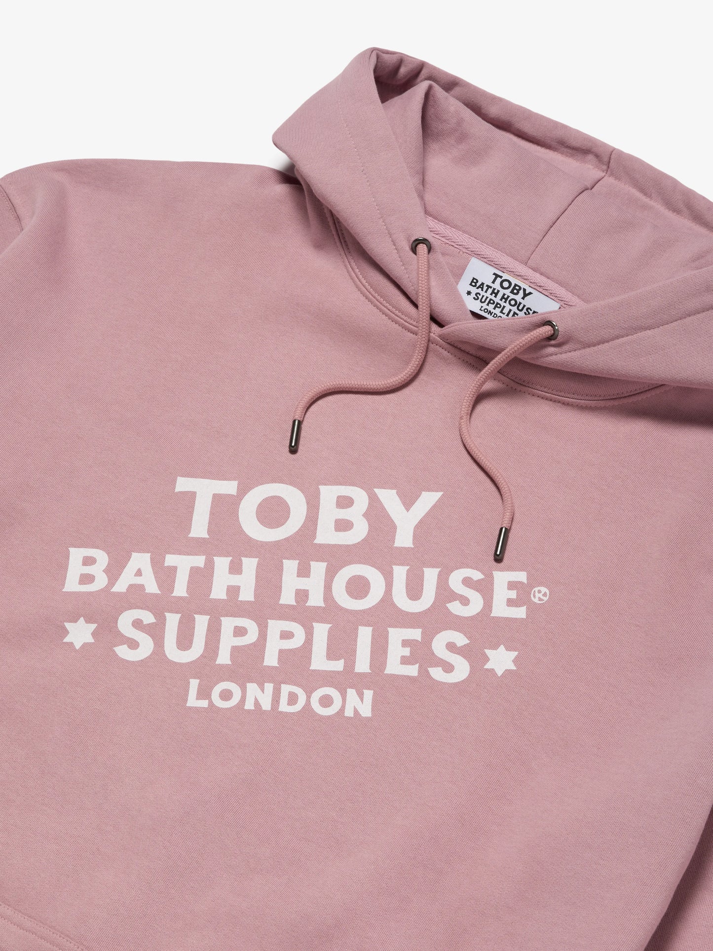 Pullover Hoodie TBHS Block Logo Faded Pink