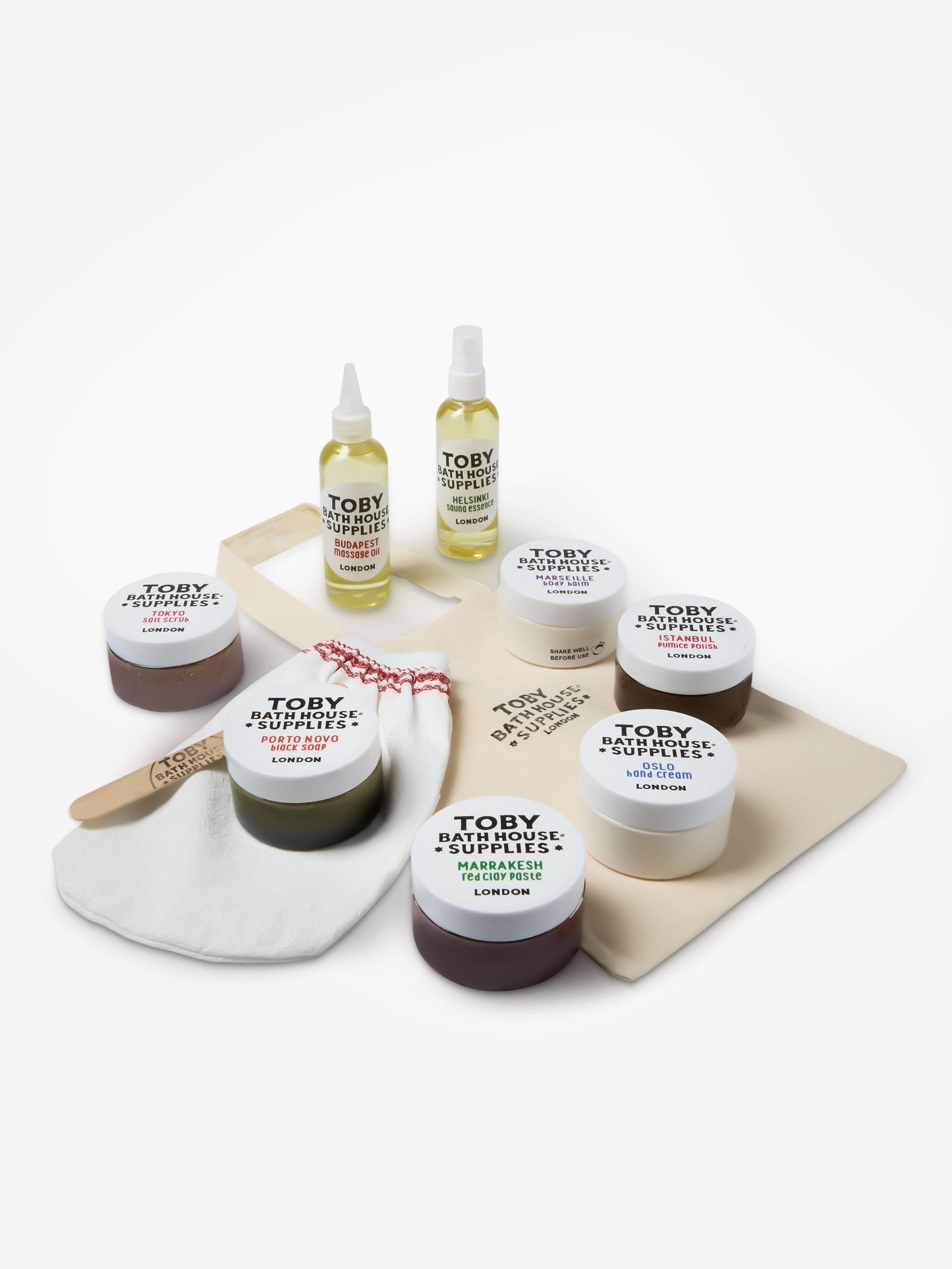 GLOBAL RITUALS BUNDLE 12 Bathhouse Essentials from Around the World