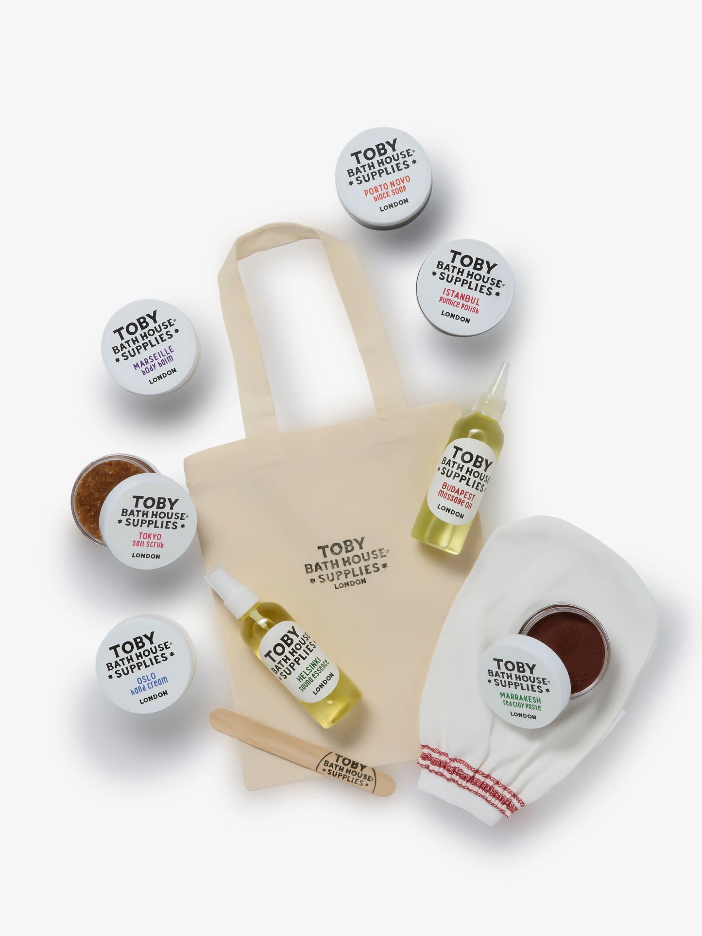 GLOBAL RITUALS BUNDLE 12 Bathhouse Essentials from Around the World