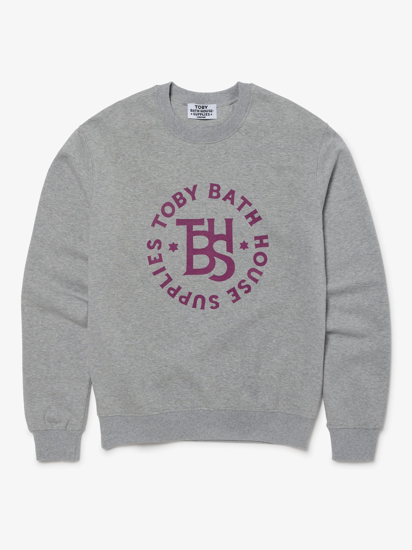 Sweatshirt TBHS Monogram Light Heather Grey