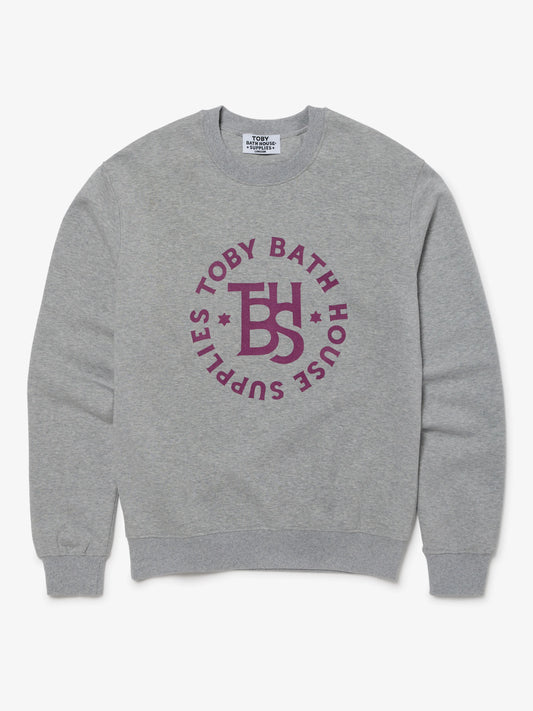 Sweatshirt TBHS Monogram Light Heather Grey