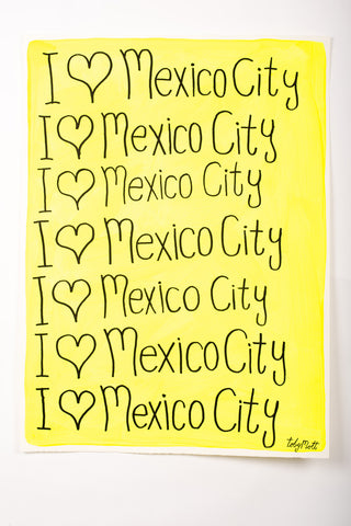 I ♥ Mexico City - Large - R1 - Yellow