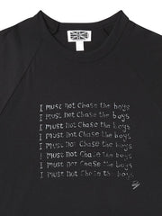 I Must Not Chase The Boys Baseball Shirt