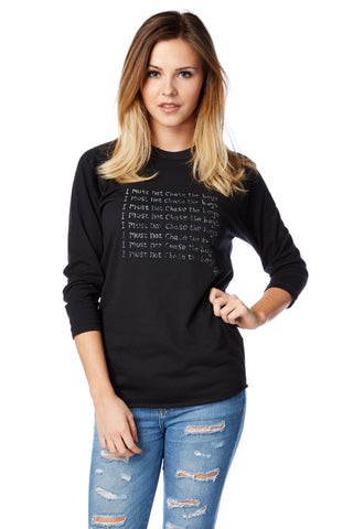 I Must Not Chase The Boys Baseball Shirt