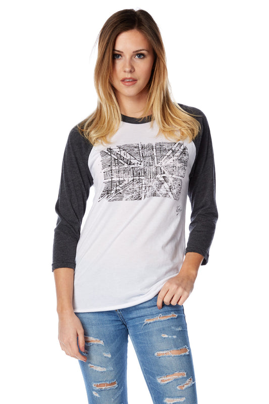 Union Jack Flag Baseball Shirt