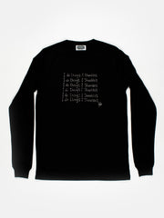 I DO THINGS I SHOULDN’T- BLACK LONG SLEEVED FITTED T SHIRT