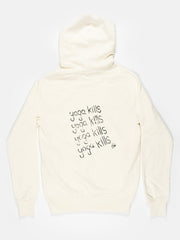 YOGA KILLS - WHITE MIST HOODIE