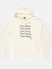 I NEED THERAPY – WHITE MIST HOODIE