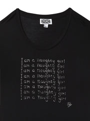 I am a Naughty Girl Oversized T-shirt